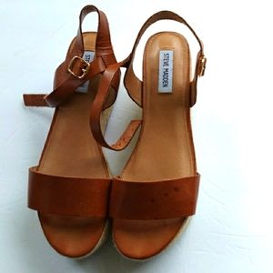 Steve Madden Ivy Cognac Heels Size 11